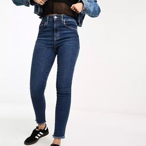 Free People Raw High Rise Jegging